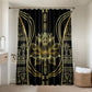 Egypt The Lotus Bathroom Set Gold Bloom Hieroglyphic Patterns