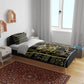 Egypt The Lotus Bedding Set Gold Bloom Hieroglyphic Patterns