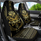 Egypt The Lotus Car Seat Cover Gold Bloom Hieroglyphic Patterns