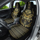 Egypt The Lotus Car Seat Cover Gold Bloom Hieroglyphic Patterns