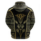 Egypt The Lotus Hoodie Gold Bloom Hieroglyphic Patterns