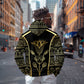 Egypt The Lotus Hoodie Gold Bloom Hieroglyphic Patterns