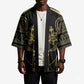 Egypt The Lotus Kimono Gold Bloom Hieroglyphic Patterns