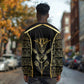 Egypt The Lotus Long Sleeve Shirt Gold Bloom Hieroglyphic Patterns