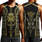 Egypt The Lotus Men Tank Top Gold Bloom Hieroglyphic Patterns