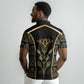 Egypt The Lotus Polo Shirt Gold Bloom Hieroglyphic Patterns DT05