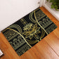 Egypt The Lotus Rubber Doormat Gold Bloom Hieroglyphic Patterns