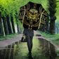 Egypt The Lotus Umbrella Gold Bloom Hieroglyphic Patterns