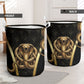 Egypt Uraeus Laundry Basket Gold Cobra Luxury Style