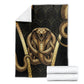 Egypt Uraeus Blanket Gold Cobra Luxury Style