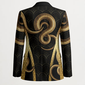Egypt Uraeus Blazer Gold Cobra Luxury Style