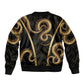 Egypt Uraeus Bomber Jacket Gold Cobra Luxury Style