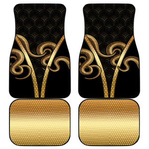 Egypt Uraeus Car Mats Gold Cobra Luxury Style