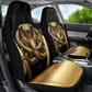 Egypt Uraeus Car Seat Cover Gold Cobra Luxury Style