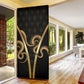 Egypt Uraeus Door Cover Gold Cobra Luxury Style