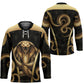 Egypt Uraeus Hockey Jersey Gold Cobra Luxury Style