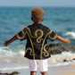 Egypt Uraeus Kid Hawaiian Shirt Gold Cobra Luxury Style