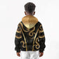 Egypt Uraeus Kid Hoodie Gold Cobra Luxury Style