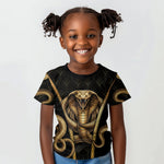 Egypt Uraeus Kid T shirt Gold Cobra Luxury Style