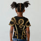 Egypt Uraeus Kid T shirt Gold Cobra Luxury Style