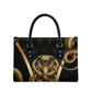 Egypt Uraeus Leather Bag Gold Cobra Luxury Style