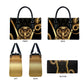 Egypt Uraeus Leather Bag Gold Cobra Luxury Style