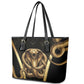 Egypt Uraeus Leather Tote Bag Gold Cobra Luxury Style