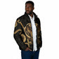Egypt Uraeus Padded Jacket Gold Cobra Luxury Style