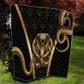 Egypt Uraeus Quilt Gold Cobra Luxury Style