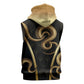 Egypt Uraeus Sleeveless Hoodie Gold Cobra Luxury Style