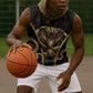 Egypt Uraeus Sleeveless Hoodie Gold Cobra Luxury Style