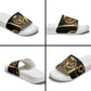 Egypt Uraeus Slide Sandals Gold Cobra Luxury Style