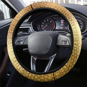 Egypt Uraeus Steering Wheel Cover Gold Cobra Luxury Style