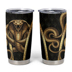 Egypt Uraeus Tumbler Cup Gold Cobra Luxury Style