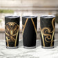 Egypt Uraeus Tumbler Cup Gold Cobra Luxury Style