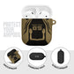 Custom Egypt KA AirPods Case Gold Symbol Hieroglyphic Texture
