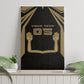 Custom Egypt KA Canvas Wall Art Gold Symbol Hieroglyphic Texture