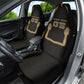 Custom Egypt KA Car Seat Cover Gold Symbol Hieroglyphic Texture