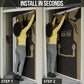 Custom Egypt KA Door Cover Gold Symbol Hieroglyphic Texture