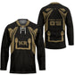 Custom Egypt KA Hockey Jersey Gold Symbol Hieroglyphic Texture