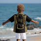 Custom Egypt KA Kid Hawaiian Shirt Gold Symbol Hieroglyphic Texture DT05