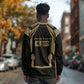 Custom Egypt KA Long Sleeve Shirt Gold Symbol Hieroglyphic Texture