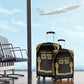 Custom Egypt KA Luggage Cover Gold Symbol Hieroglyphic Texture