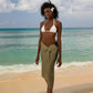 Custom Egypt KA Sarong Gold Symbol Hieroglyphic Texture