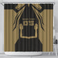 Custom Egypt KA Shower Curtain Gold Symbol Hieroglyphic Texture