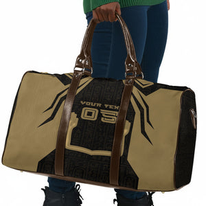 Custom Egypt KA Travel Bag Gold Symbol Hieroglyphic Texture