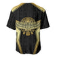 Egypt BA Baseball Jersey Winged Pharaoh Hieroglyphic Patterns