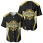 Egypt BA Baseball Jersey Winged Pharaoh Hieroglyphic Patterns