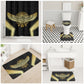 Egypt BA Bathroom Set Winged Pharaoh Hieroglyphic Patterns