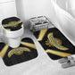 Egypt BA Bathroom Set Winged Pharaoh Hieroglyphic Patterns
